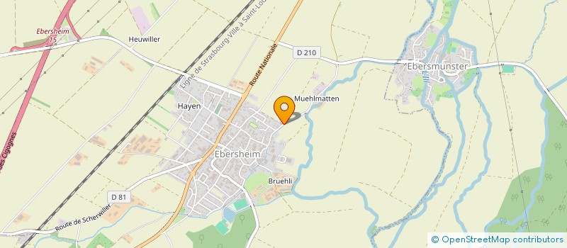 localisation de l'entreprise LA RELATION ALCHIMIQUE  EBERSHEIM