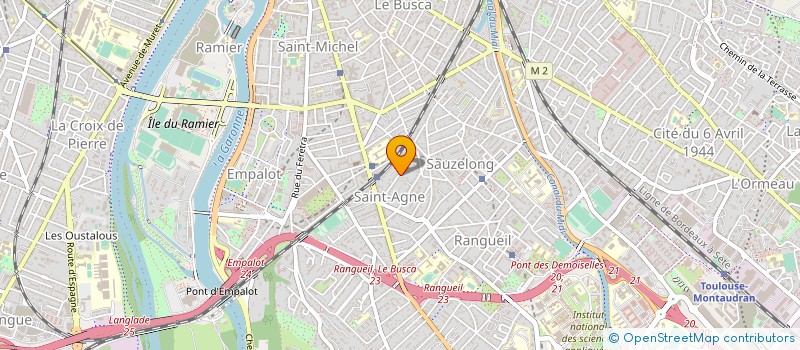 localisation de l'entreprise LA RELAXOTHEQUE  TOULOUSE