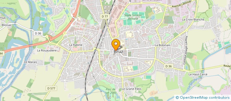 localisation de l'entreprise LA RELEVE  BRUZ