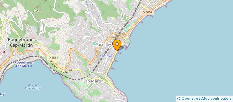 localisation de l'entreprise LA RELEVE à ROQUEBRUNE-CAP-MARTIN