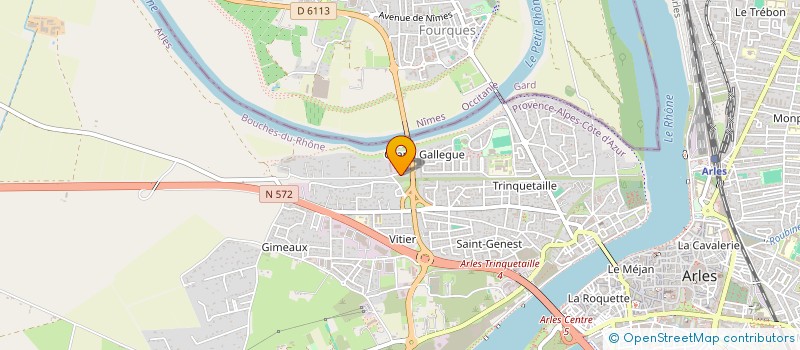 localisation de l'entreprise LA RELEVE à ARLES