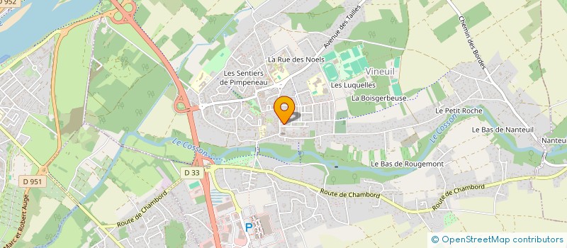 localisation de l'entreprise LA RELEVE à VINEUIL