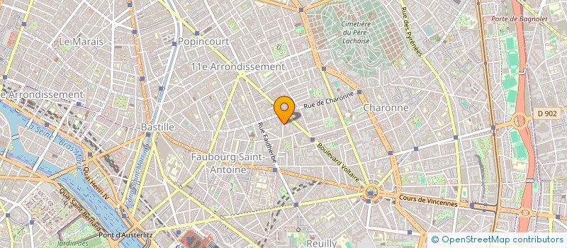 localisation de l'entreprise LA RELEVE  PARIS