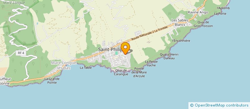 localisation de l'entreprise LA RELEVE CREOLE  SAINT-PHILIPPE