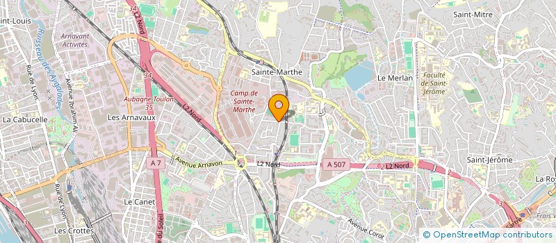 localisation de l'entreprise LA RELEVE DE L'OMBRE  MARSEILLE