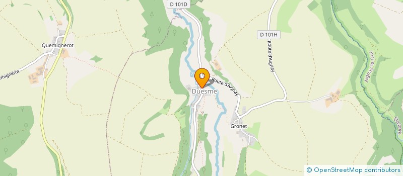 localisation de l'entreprise LA RELEVE DU M  DUESME