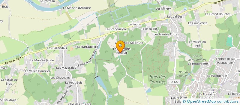 localisation de l'entreprise LA RELEVE RECHERCHE ENS LANGUE ETRANGERE  SAVONNIERES