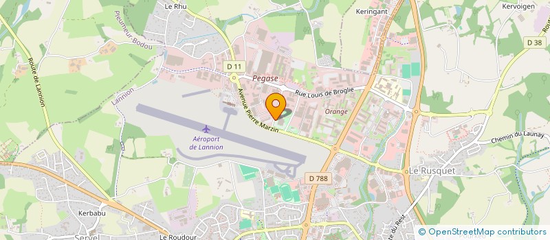 localisation de l'entreprise LA RELIEUSE à LANNION