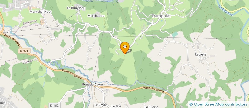 localisation de l'entreprise LA RELIURE DU LIMOUSIN à MALEMORT