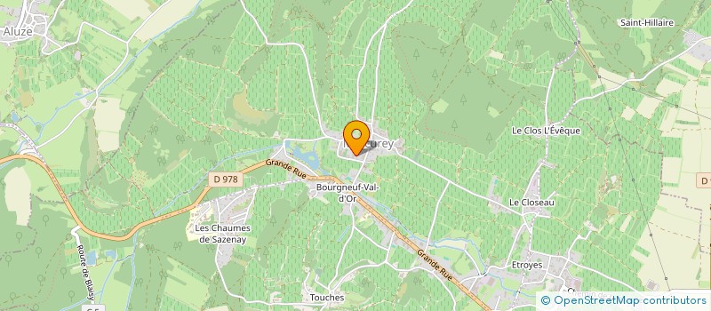 localisation de l'entreprise LA REMANDE  MERCUREY