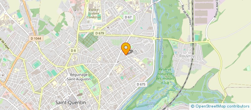 localisation de l'entreprise LA REMICOURTOISE à SAINT-QUENTIN