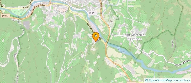 localisation de l'entreprise LA REMILIANE  CRESTET