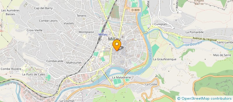 localisation de l'entreprise LA REMISE à MILLAU