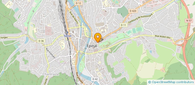 localisation de l'entreprise LA REMISE à EPINAL