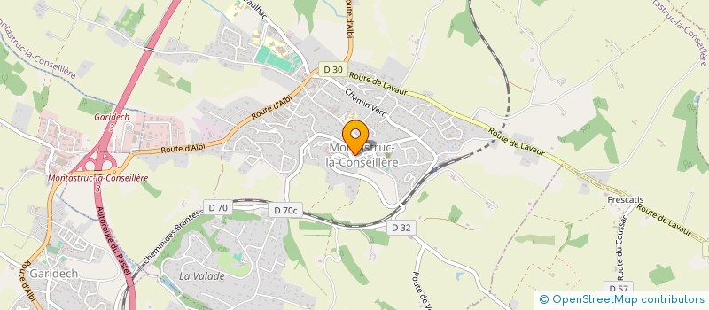 localisation de l'entreprise LA REMISE  MONTASTRUC-LA-CONSEILLERE