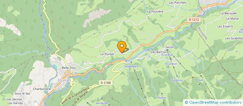 localisation de l'entreprise LA REMISE  FLUMET