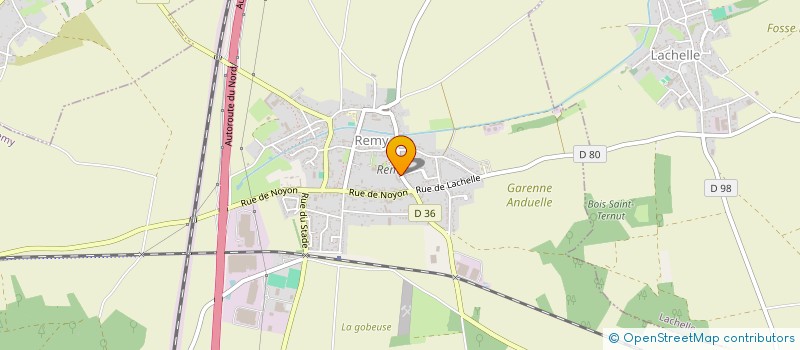 localisation de l'entreprise LA REMYNOISE  REMY