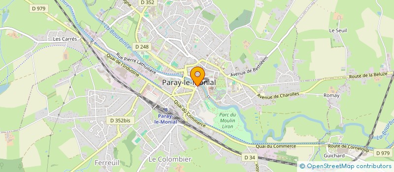localisation de l'entreprise LA RENAISSANCE à PARAY-LE-MONIAL