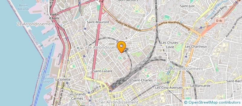 localisation de l'entreprise LA RENAISSANCE à MARSEILLE