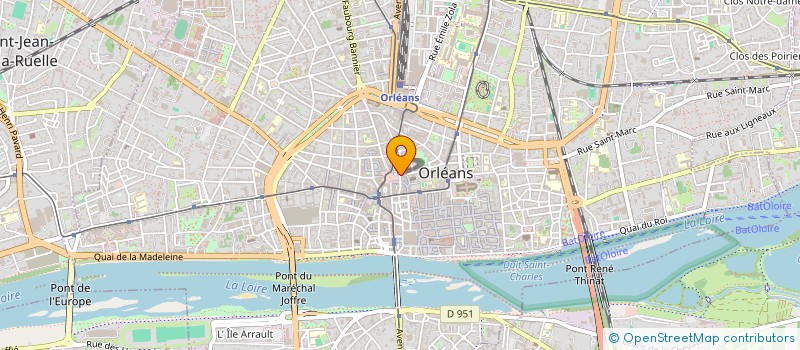 localisation de l'entreprise LA RENAISSANCE à ORLEANS