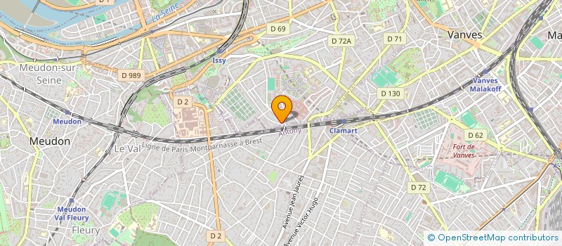 localisation de l'entreprise LA RENAISSANCE à ISSY-LES-MOULINEAUX