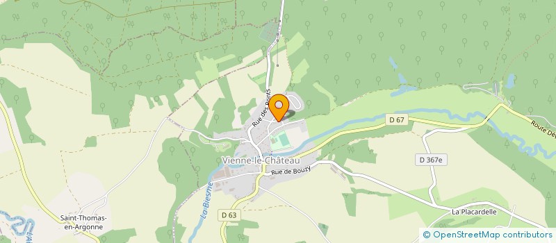 localisation de l'entreprise LA RENAISSANCE  VIENNE-LE-CHATEAU