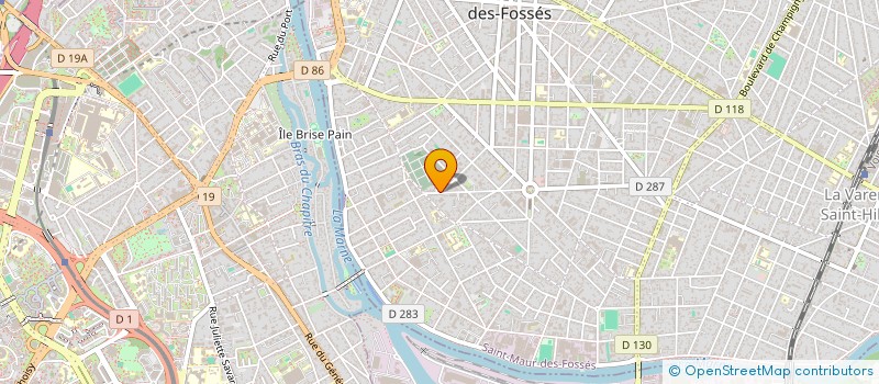 localisation de l'entreprise LA RENAISSANCE à SAINT-MAUR-DES-FOSSES