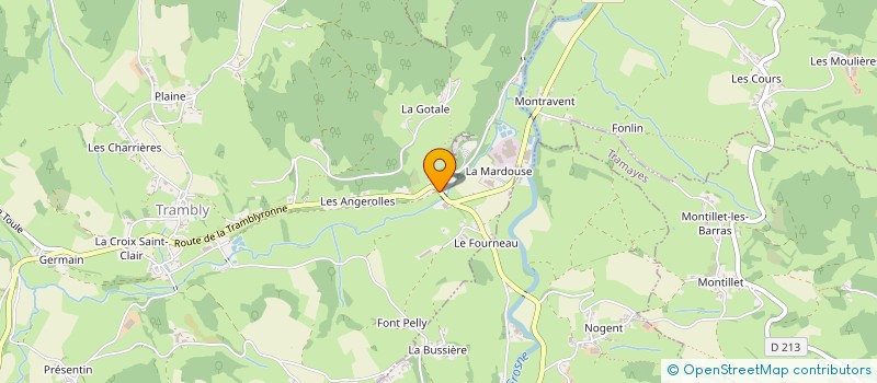 localisation de l'entreprise LA RENAISSANCE  TRAMBLY