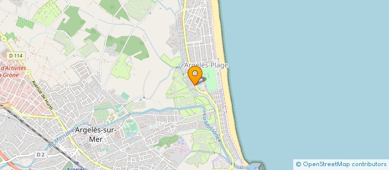 localisation de l'entreprise LA RENAISSANCE à ARGELES-SUR-MER