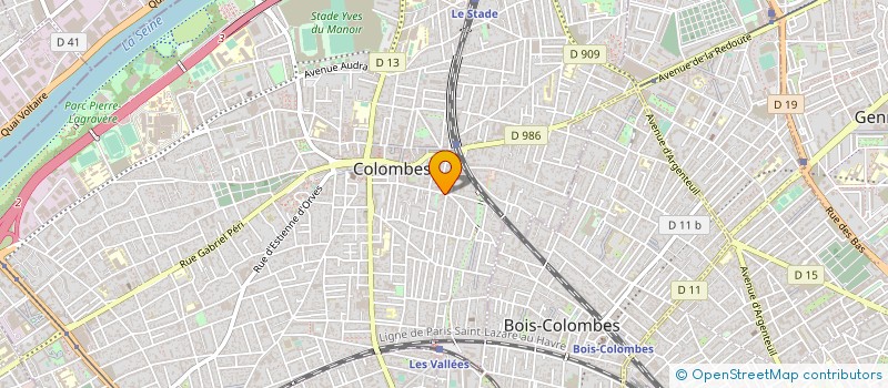 localisation de l'entreprise LA RENAISSANCE  COLOMBES