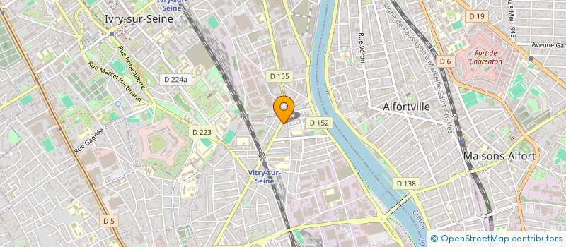 localisation de l'entreprise LA RENAISSANCE à VITRY-SUR-SEINE
