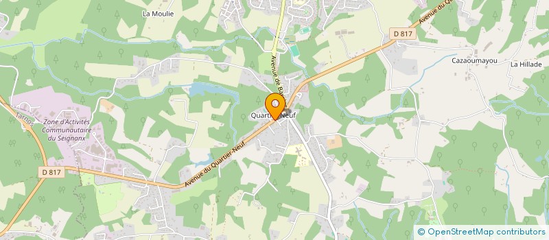 localisation de l'entreprise LA RENAISSANCE à SAINT-MARTIN-DE-SEIGNANX