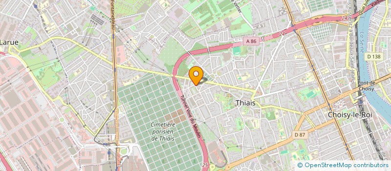 localisation de l'entreprise LA RENAISSANCE à THIAIS