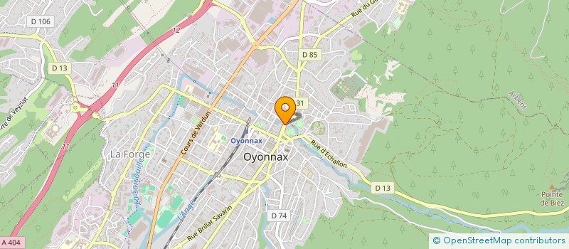 localisation de l'entreprise LA RENAISSANCE à OYONNAX