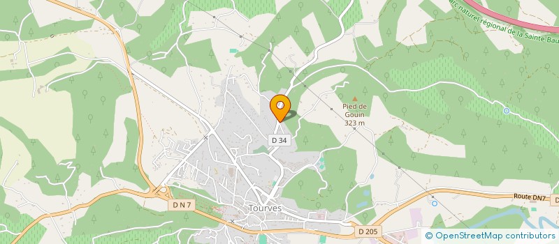 localisation de l'entreprise LA RENAISSANCE à BRIGNOLES