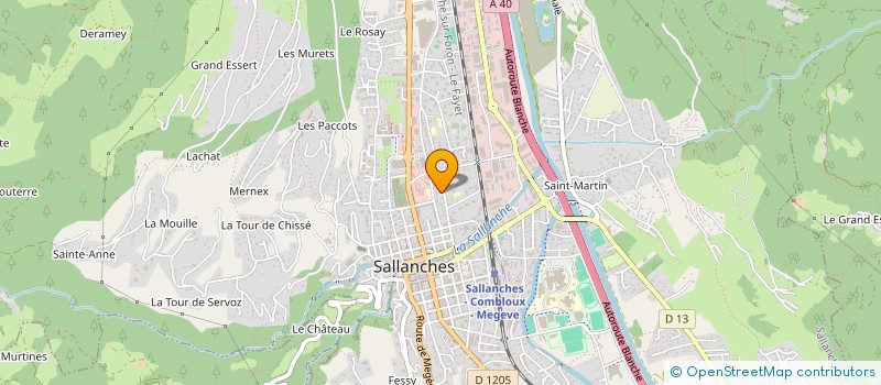 localisation de l'entreprise LA RENAISSANCE à SALLANCHES
