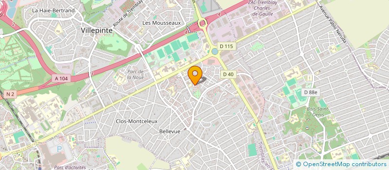 localisation de l'entreprise LA RENAISSANCE à VILLEPINTE