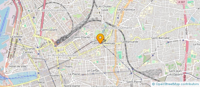 localisation de l'entreprise LA RENAISSANCE à MARSEILLE