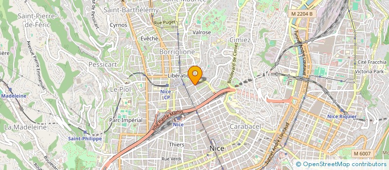 localisation de l'entreprise LA RENAISSANCE à NICE