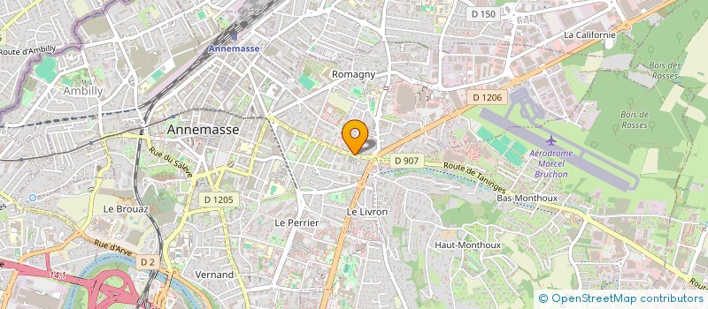 localisation de l'entreprise LA RENAISSANCE à ANNEMASSE