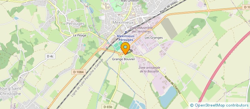 localisation de l'entreprise LA RENAISSANCE à MEXIMIEUX