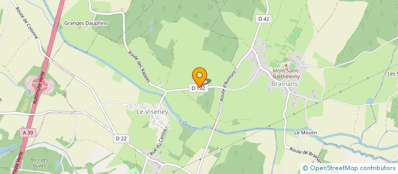 localisation de l'entreprise LA RENAISSANCE  BERSAILLIN