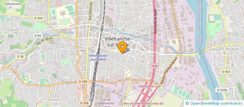 localisation de l'entreprise LA RENAISSANCE BAT à VILLEFRANCHE-SUR-SAONE