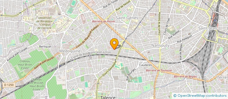 localisation de l'entreprise LA RENAISSANCE DE L ORGUE  TALENCE