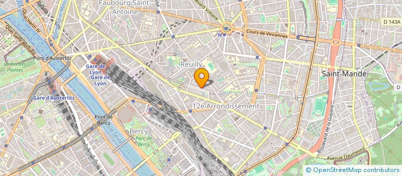 localisation de l'entreprise LA RENAISSANCE DES ILES  PARIS