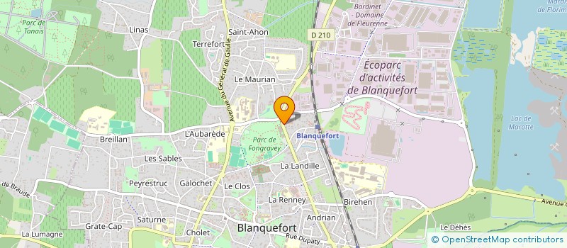 localisation de l'entreprise LA RENAISSANCE DU PAIN à BLANQUEFORT