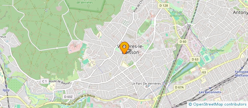 localisation de l'entreprise LA RENAISSANCE DU PATRIMOINE à VERRIERES-LE-BUISSON