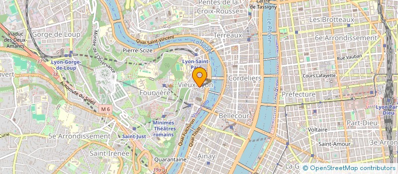 localisation de l'entreprise LA RENAISSANCE DU VIEUX LYON à LYON