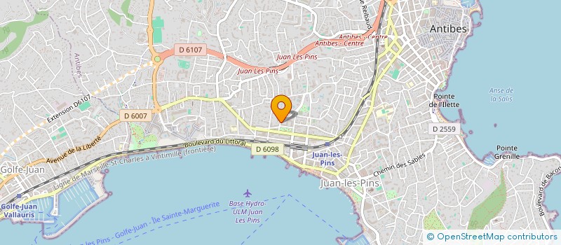 localisation de l'entreprise LA RENAISSANCE FRANCAISE à ANTIBES