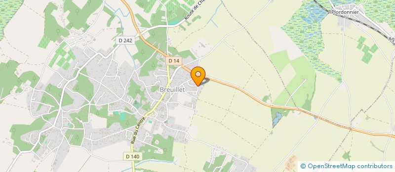localisation de l'entreprise LA RENAISSANCE MEDICALE à BREUILLET